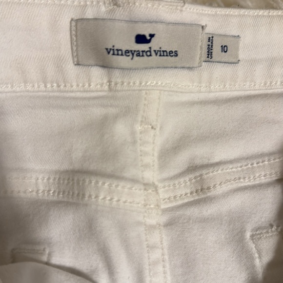 Vineyard Vines Candiani Mini Denim Jean Skirt Size 10 White - Picture 3 of 7